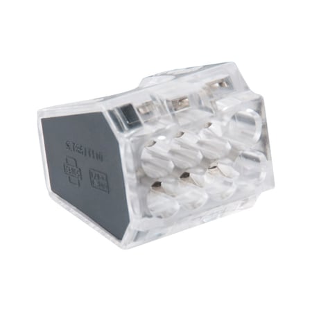 Gardner Bender Twist-On Wire Connector, 12 AWG Max, 8 Port, Black, 10 PK 19-PC8